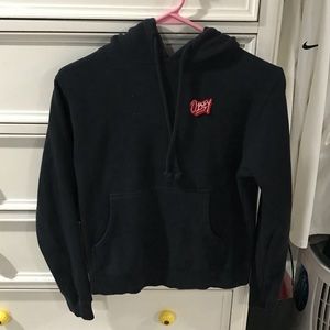 Navy blue womens obey hoodie